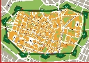 Mappa del centro storico